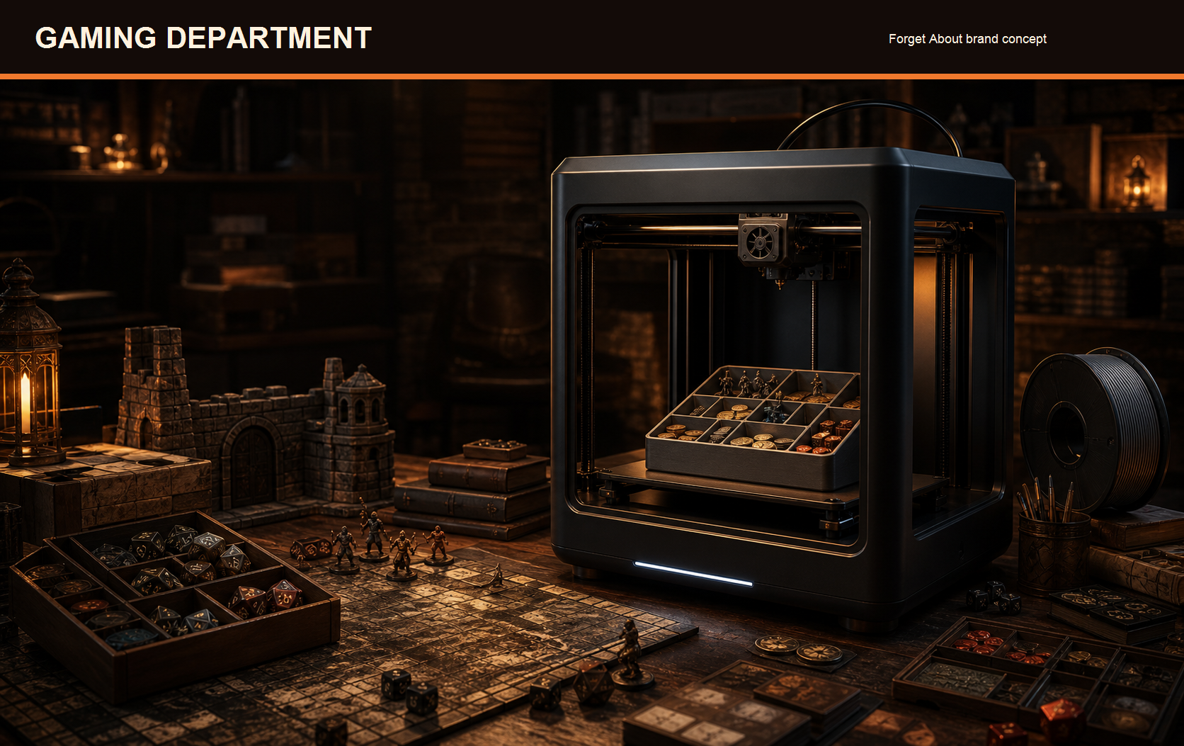 Gaming Department brand concept.