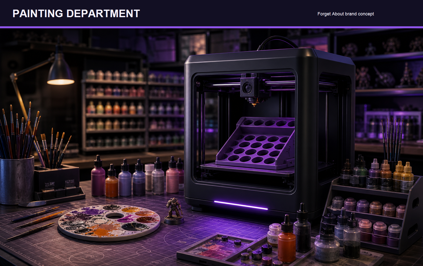 Painting Department brand concept.